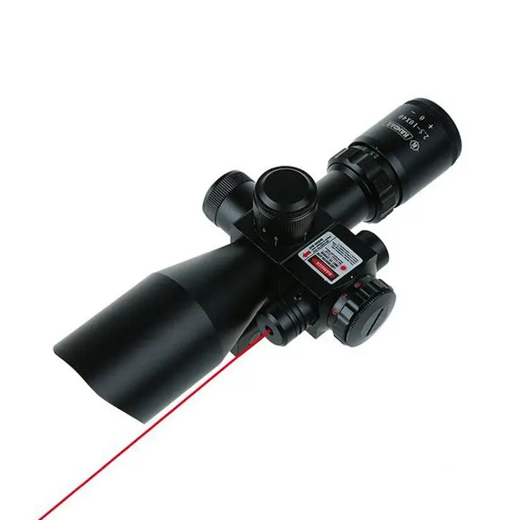 YUZHE Scope 2.5-10x40 Dual Illuminated Scope with Red Laser