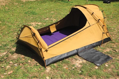 DK-6 Hard Shell Top Roof Tent Vehicle Awning Single Swag Tent Four-season Tent All Hoops Are Aluminium Polyester Cotton >3000 Mm