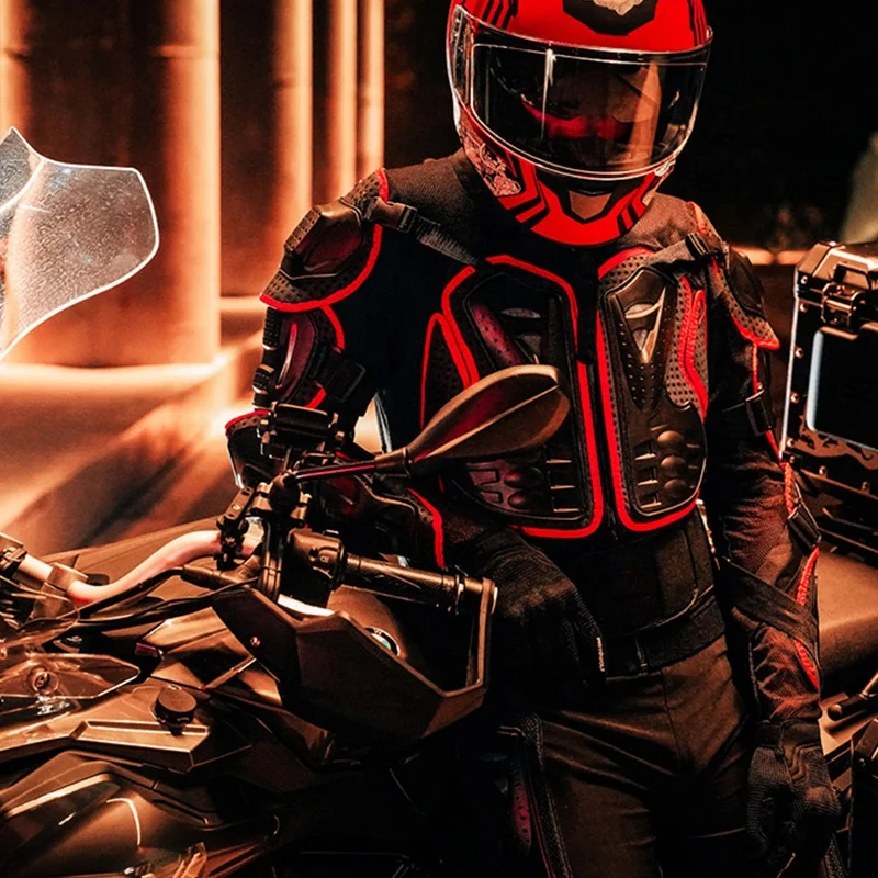 Durable Pe Breathable Comfortable Motorcycle Suit Protector Clothes Motorcycle Armor