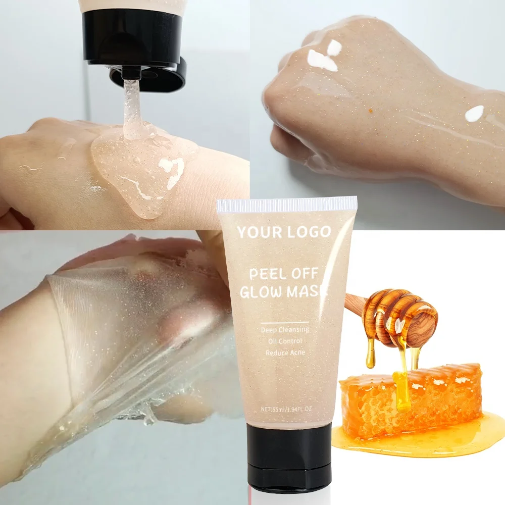 OEM Korean Rose Beauty Bamboo Charcoal Peel Off Mask Organic Blackhead Remover Facial Mask