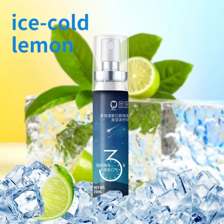 Oral cleaning spray Fresh breath Portable mint flavor
