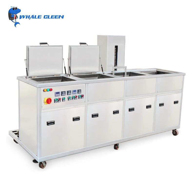 Blue Whale Factory 10800W 540L Ultrasonic Cleaner For SaleDigital Four Tanks Industrial Multi-function Ultrasonic Cleaning Bath