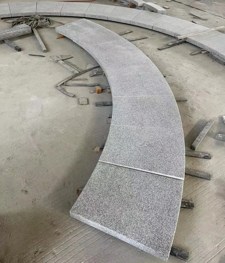 Customize Dark Grey Granite Curbing Stone Outdoor Kerbstone