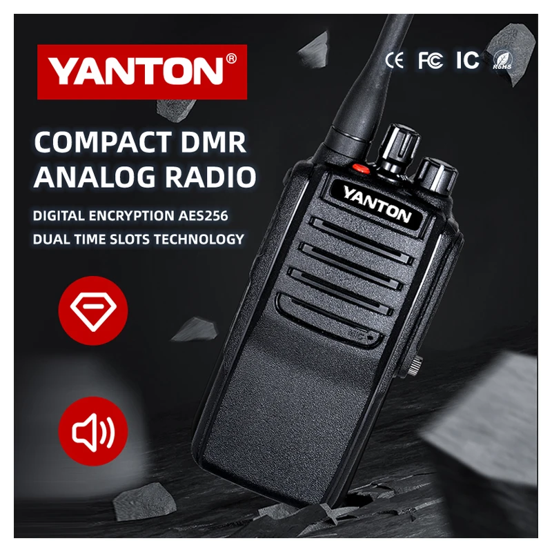 Dmr цифровая рация портативная DM-900 дальнего действия Vhf Двусторонняя радиостанция