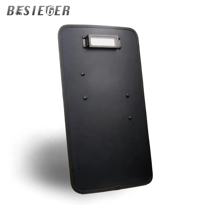 Ballistic shield for Police,Shield for Windscreen NIJ IIIA Handheld Bulletproof Shield