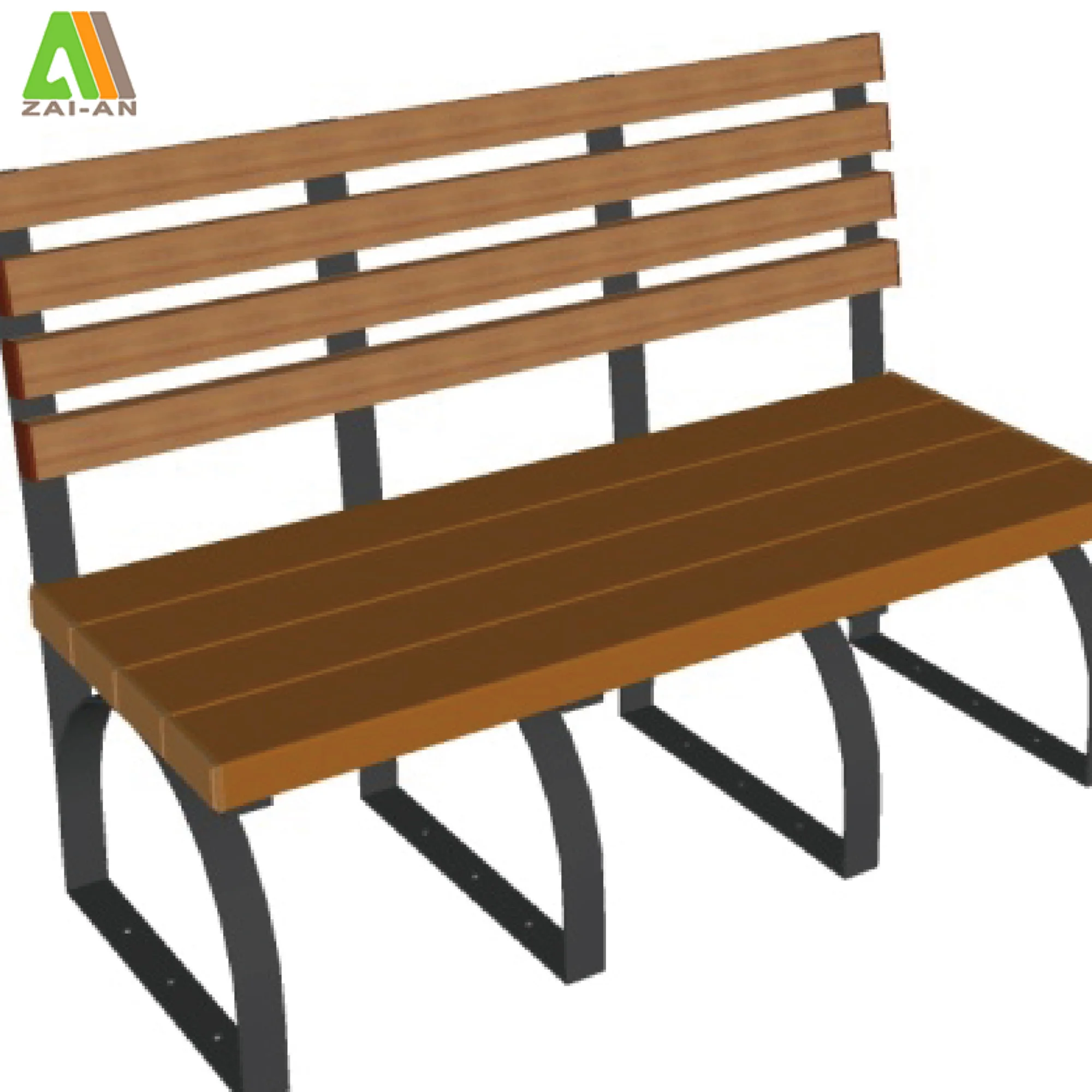 Long Lasting Anti Bending High Performance Multifunction Aluco Wood Patio Benches