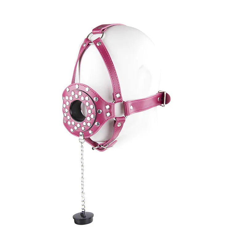 Oral Sex Toys Head Harness Bondage Gag with Belt