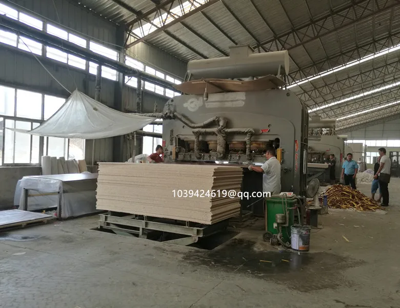 MDF Short cycle melamine lamination hot press machine/48FT SIZE