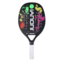 IANONI Factory custom carbon Fiber racket ball beach tennis racket set