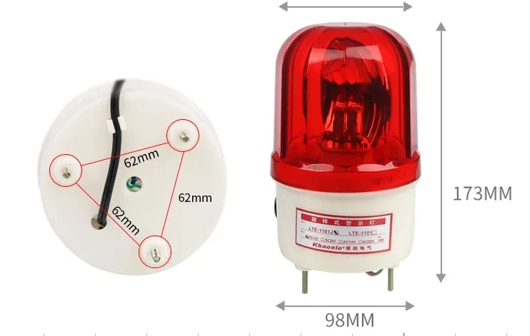 High Bright LED warning strobe light for electric fence security system alarm flashlight Lamp