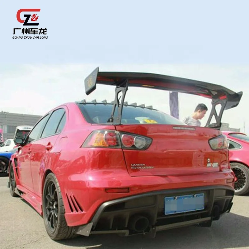 CAR REAR BUMPER KITS FOR MITSUBISHI LANCER EX REAR BUMPER UPGRADE TO VARI BODY KIT 2008-2015 PP EXTERIOR ACCESSORY COVER SYSTEM