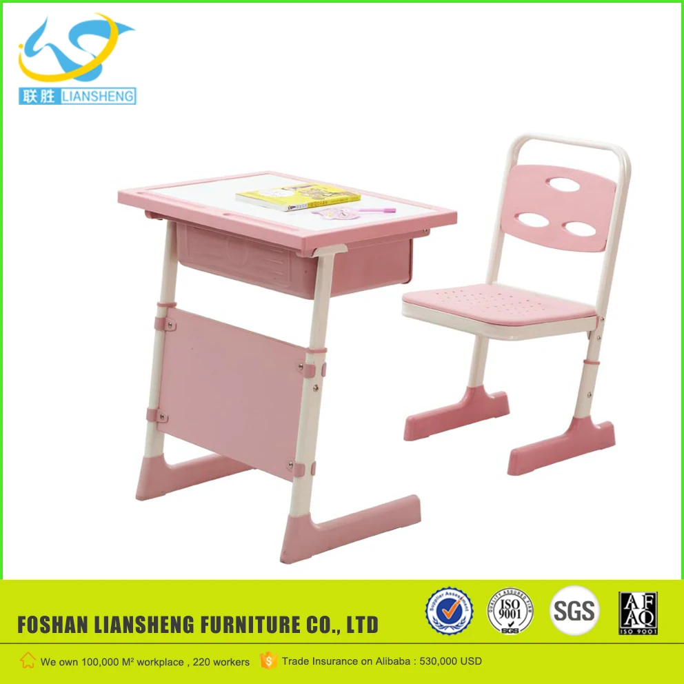 wholesale High Quality best price School Furniture Adjustable Height lifting Drafting Drawing Table and Chair with bookshelf