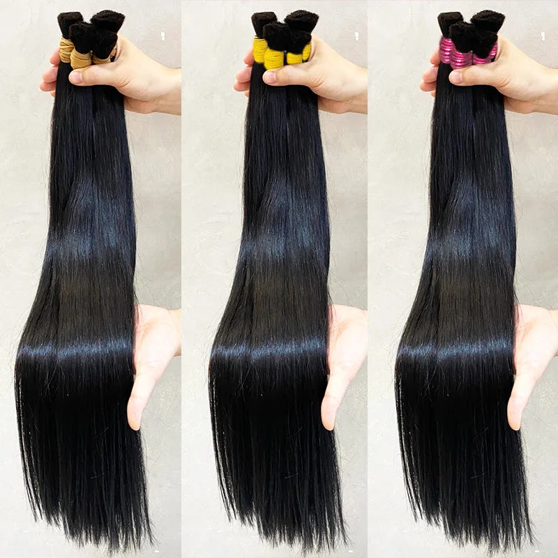 Ruyihair натуральные волосы объемный пучок Cabello Humano человеческие 100% необработанные для наращивания