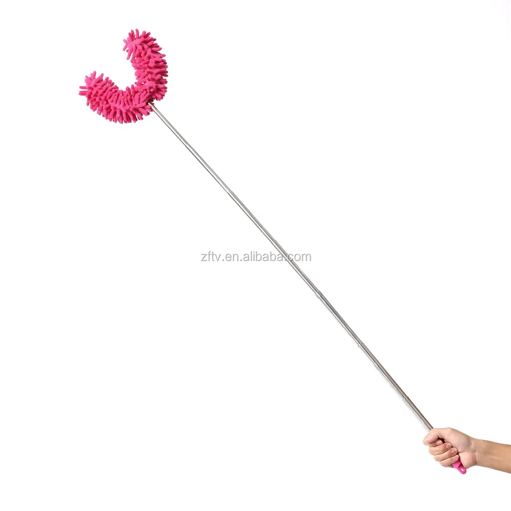 Wholesale High Density Fiber Household Cleaning Feather Dust Feather Duster With Handle