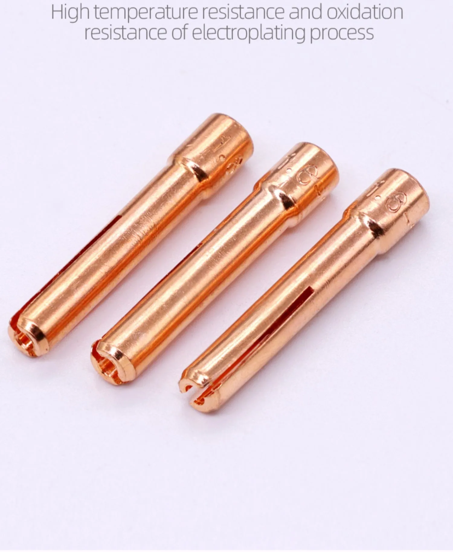 Copper Welding Consumables Wp9 Collet Body Tig Torch Spare Parts 13n20 13n21 13n22