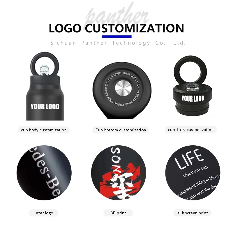 New Trend Product Insulated Magnetic Thermo Stainless Steel Magnet Drinking Water Bottle Bpa Free Cups With Phone Holder Lids