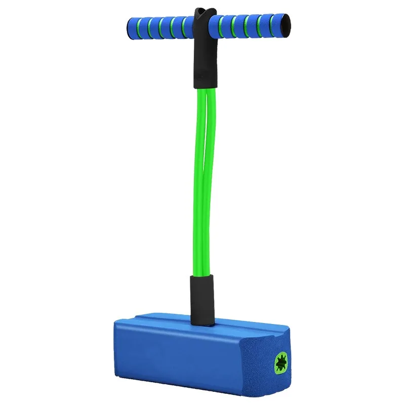 HWF 100090 Newest Frog jumping pole toy Safe Pogo Stick for Toddlers Durable Foam and Bungee Jumper outdoor game