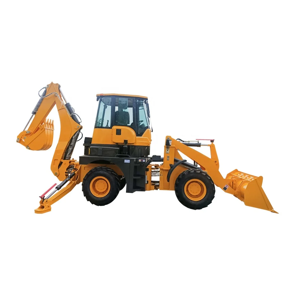 YUNNEI 4102 Turbo 76KW Mini Wheel Loaders Micro Backhoe Loader For Europe
