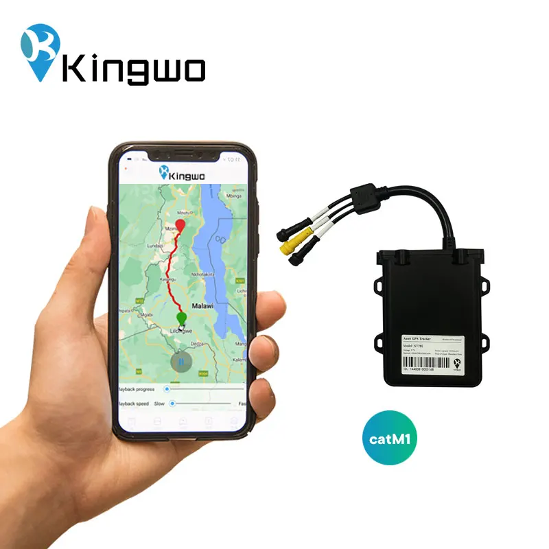 Kingwo NT28E GPS Tracker 4G for Car and Trailer Monitoring support Ibeacon gateway gps tracking device