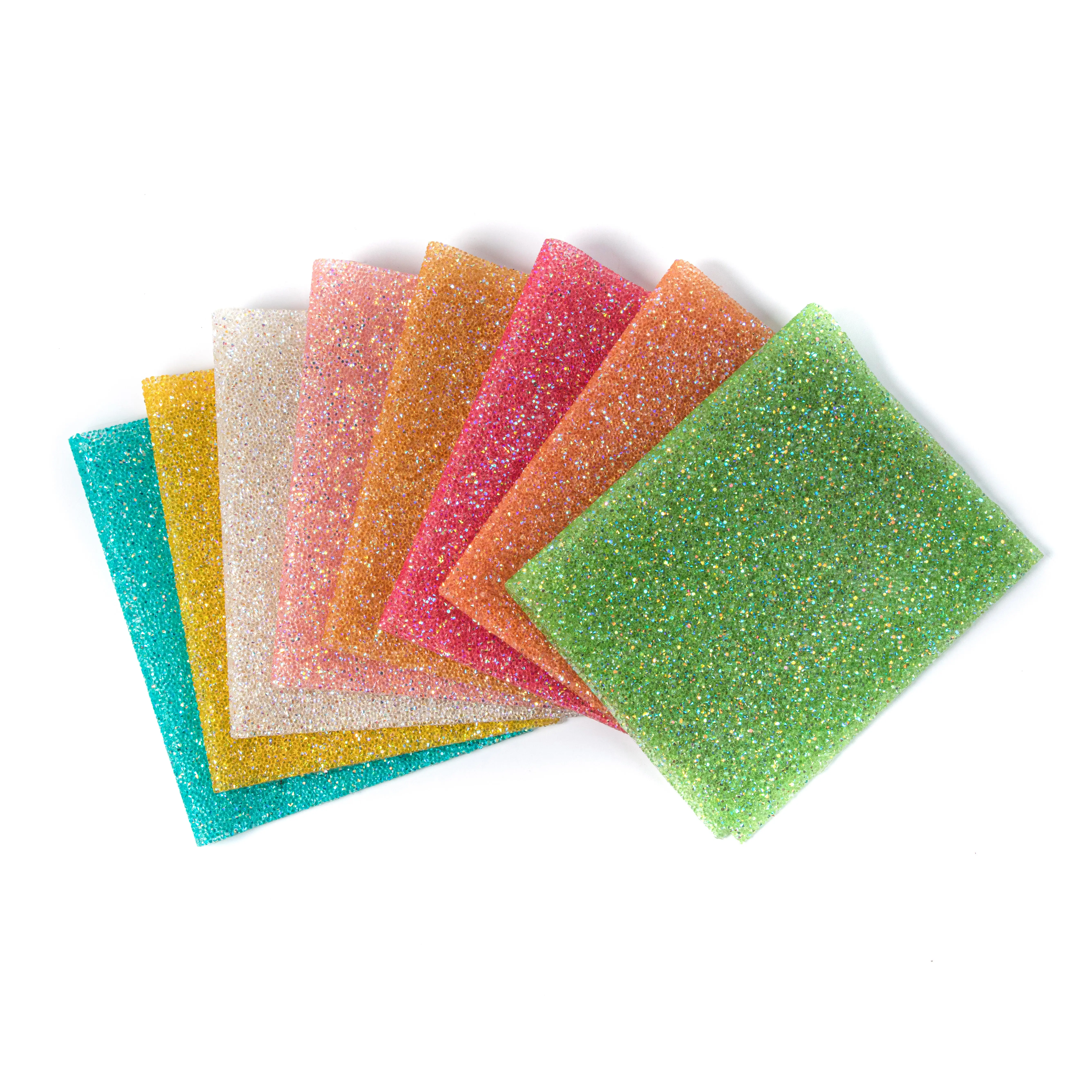 Вырезать Хрустальное стекло для ремонта Стразы Ткань Кристалл Плоская задняя ткань