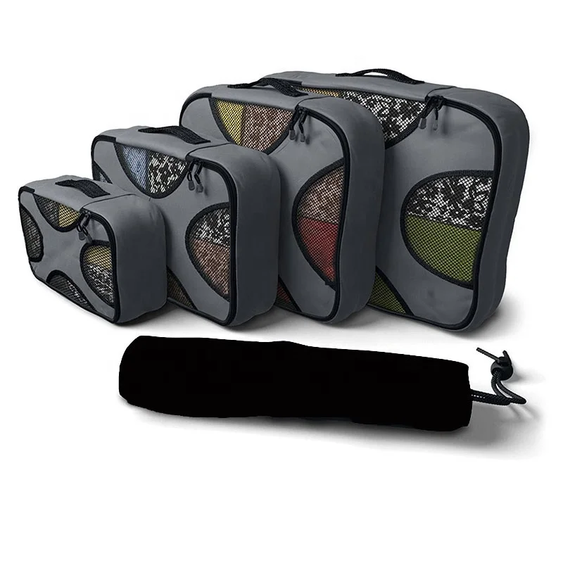 Original Factory 5 Set Packing Cubes Travel Organizers with Laundry Bag