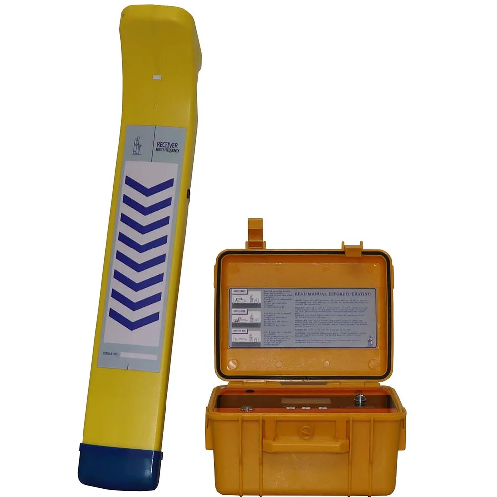 Multi Frequency Underground pipe Power Cable Locator with depth display