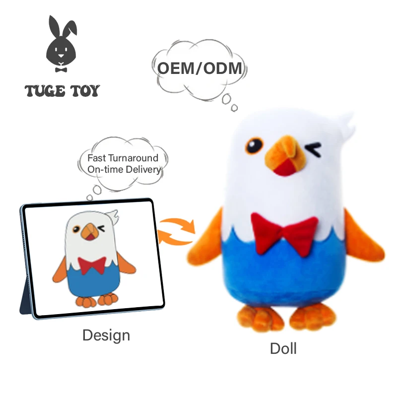 TUGE-CPC CE UKCA OEM ODM Design your own brand soft toys Super Soft Custom Stuffed Plush Animal Toys for Kids