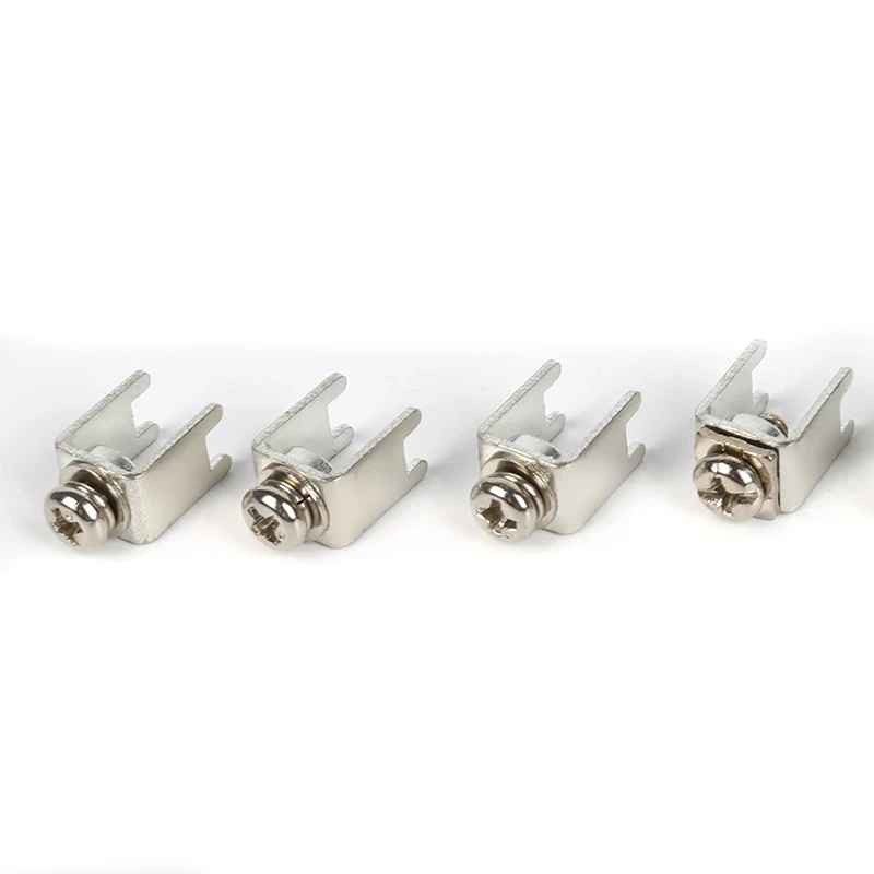 Customized High Quality  4 Pin PCB Screw Terminal Brass Screw Terminal Tin plating M3 Screw 56A
