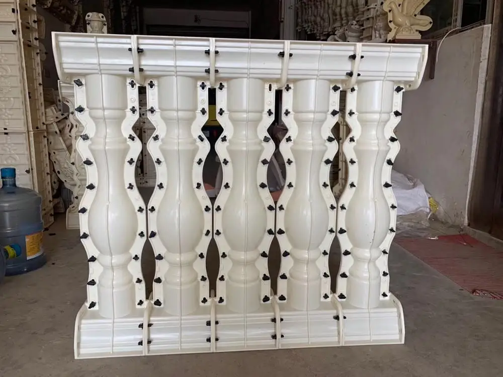  Новинка 2019 Литые пластиковые формы для украшения сада балюстрада бетонная