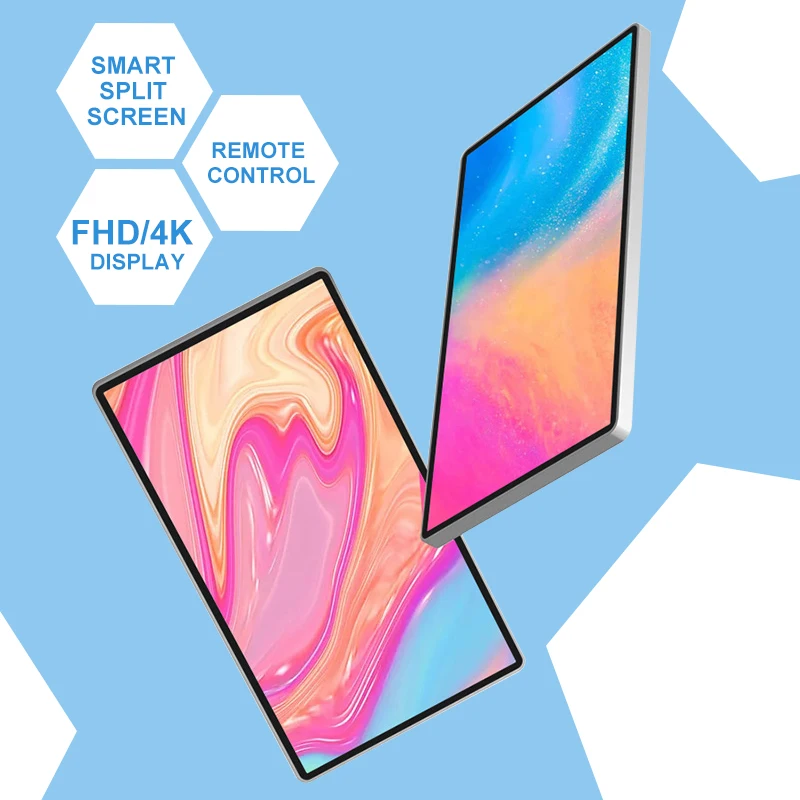 55 inch wall mounted Android touch screen interactive panel digital kiosk machine advertising menu board for restaurant