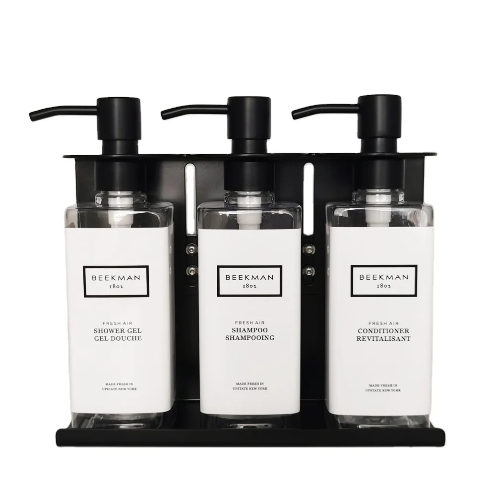 5 star hotel anti theft 500 ML wall mounted Shampoo and Conditioner Dispenser hotel soap dispenser