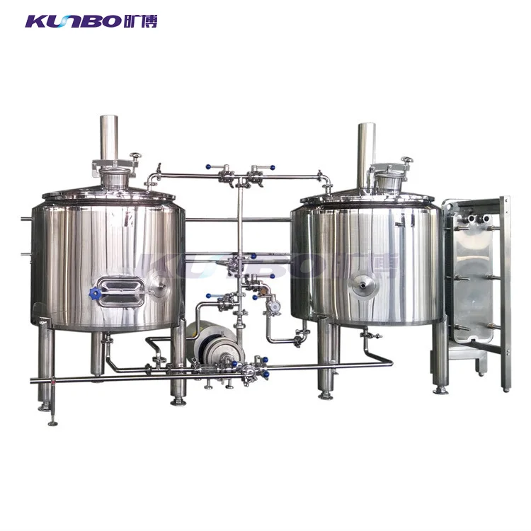 KUNBO Fresh Draft Craft Beer Brewing Equipment Machine