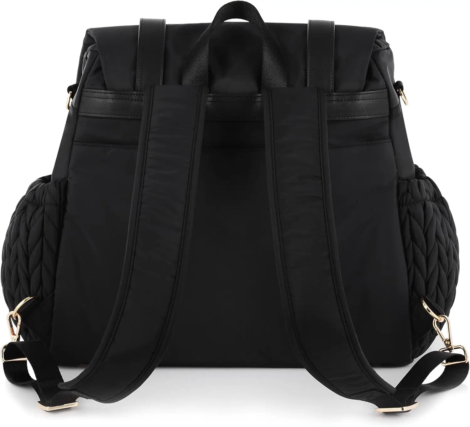 Custom Trendy Large Travel Mommy Diaper Bag Backpack With Changing Pad Stroller Straps