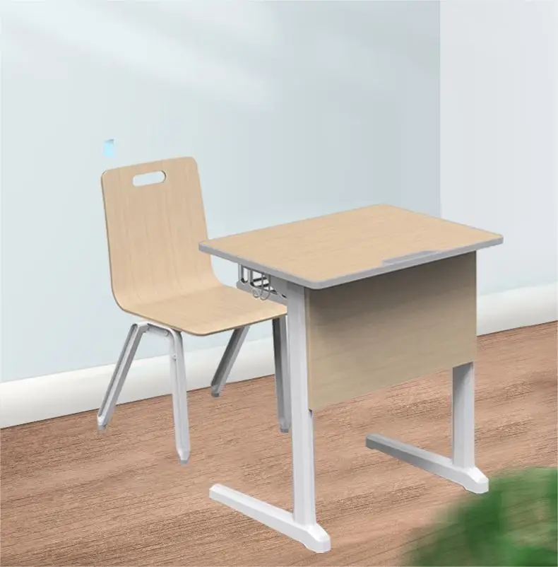 Single desks and chairs School furniture and chairs Student classroom tables Quality student tables