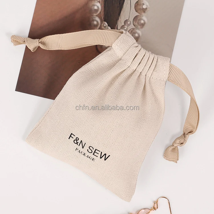 Chuanghua Recycled Cotton Fabric Packaging Envelope Dust Bag For Packiging t shirt Cotton Cloth Bag Packaging