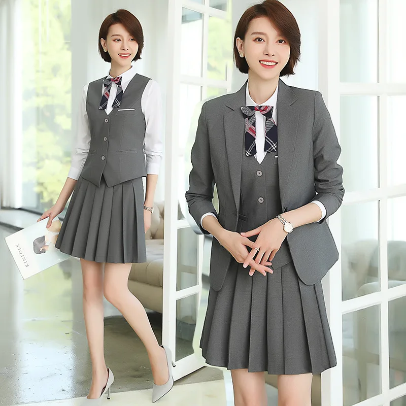 Business suit sets female kindergarten teacher host speech contest clothing professional clothing clothes