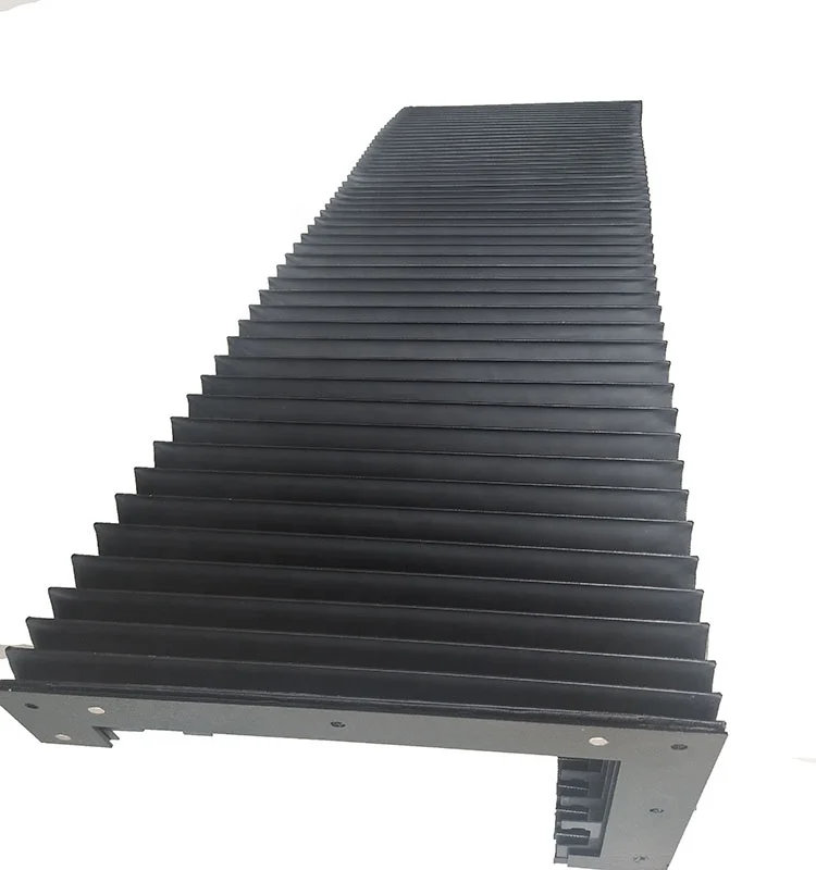 CNC Machine High Temperature Fabric Accordion Bellows Guard Shield