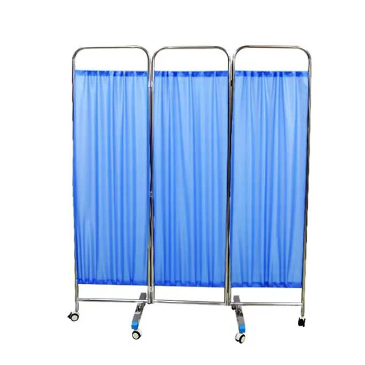 Quality hospital folding screens medical ward curtain medical cubicle curtain tarpaulin
