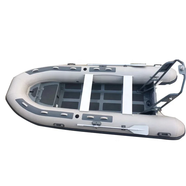 RHIB390 Welded Aluminum Inflatable Fishing River Boat