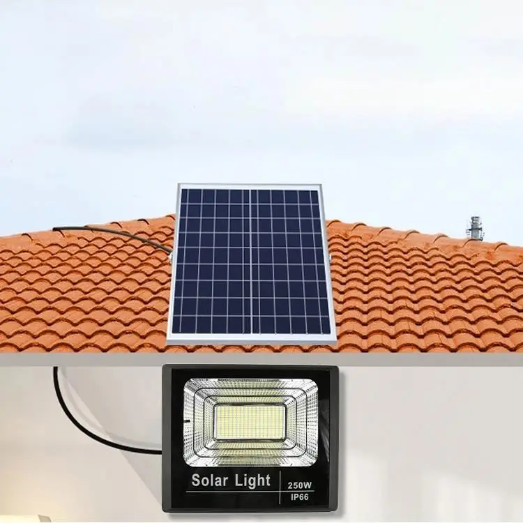  Human Movement Induction Waterproof ip66 lamparas solares tennis court 135w 250w solar led flood