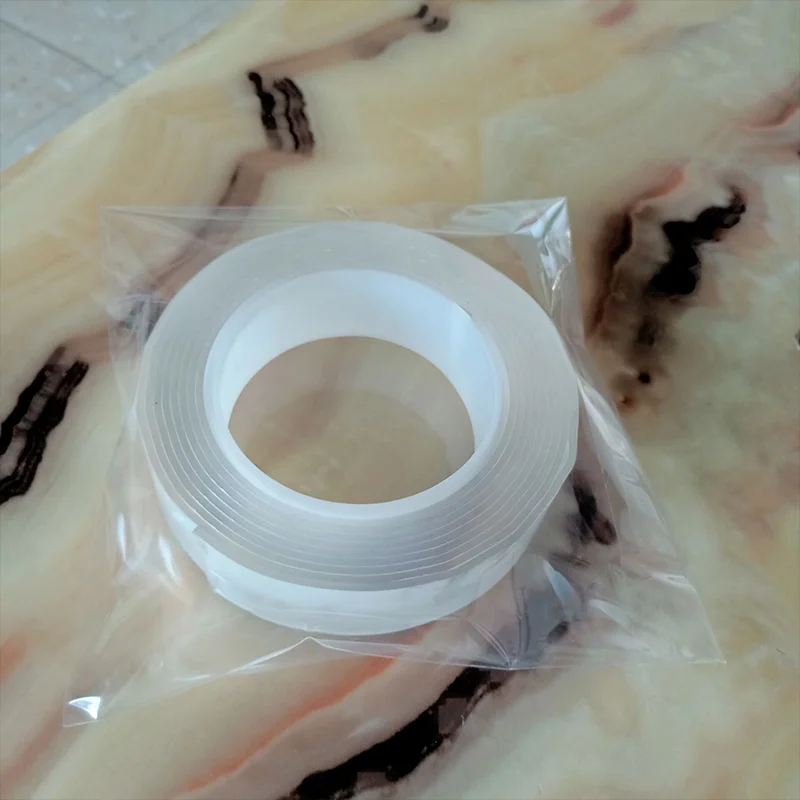 
Multifunctional double-sided nano gel mat grip tape washable sticky anti slip tape Sticker clear in roll 