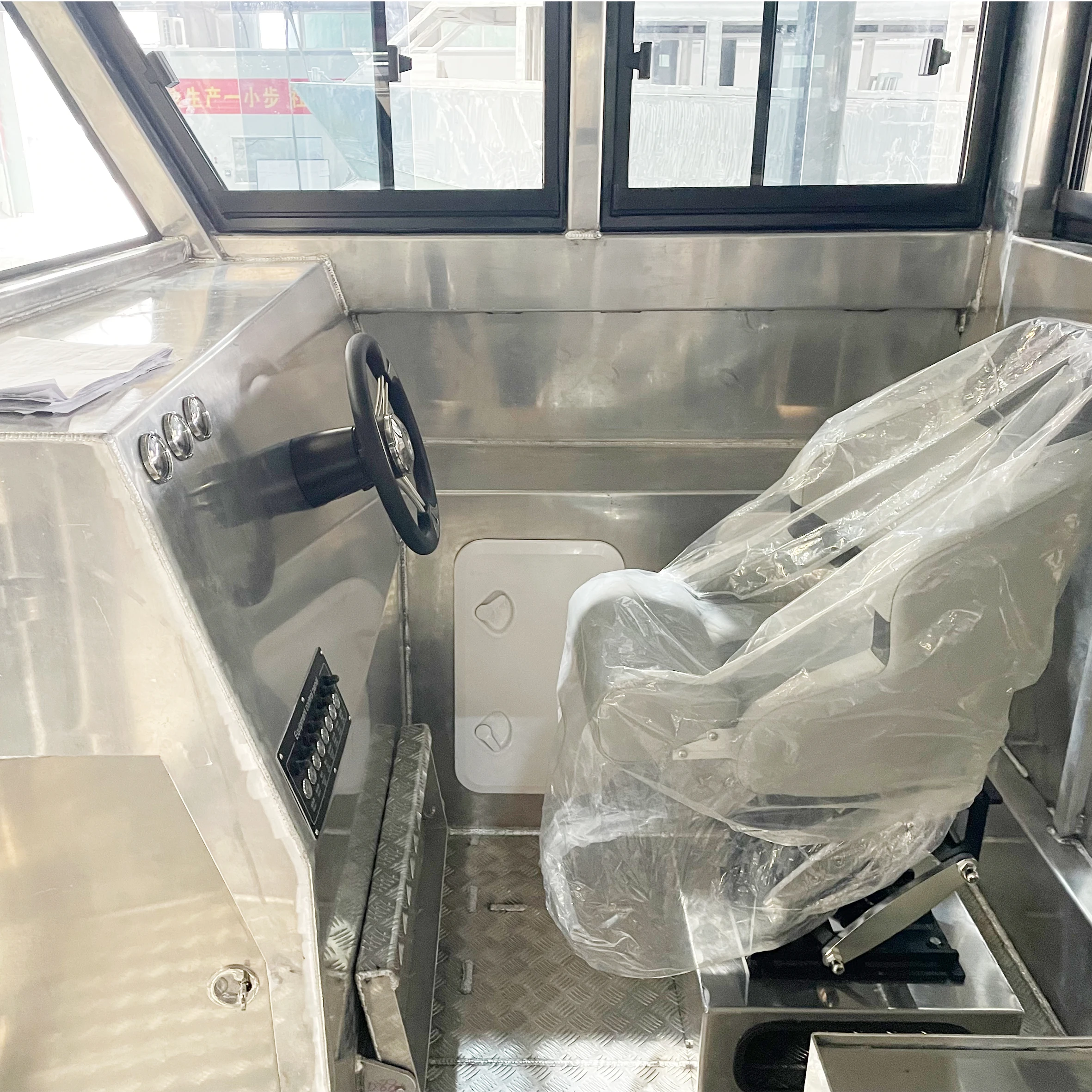 11m open sea barge aluminium work cargo boat landing craft for sale