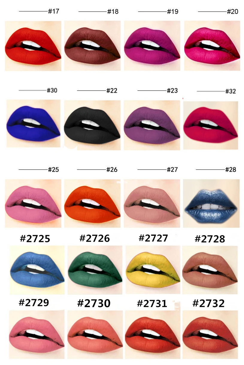 Частная марка вашего логотипа, водонепроницаемая матовая антипригарная чашка Матовая жидкая губная помада