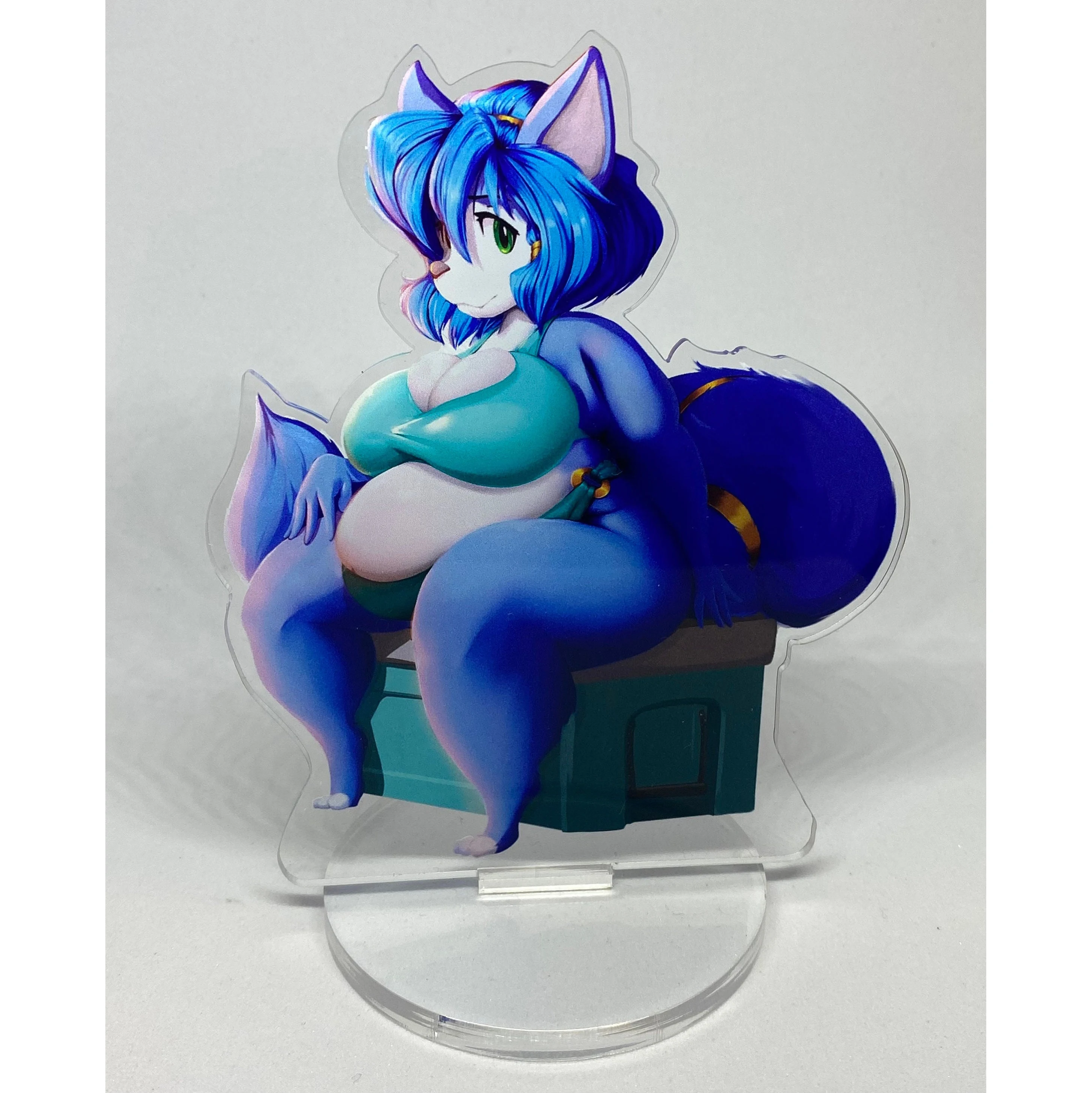 Miku Anime Merchandise Custom Anime Character Printed Clear Acrylic Stand Plastic Standee For Tables