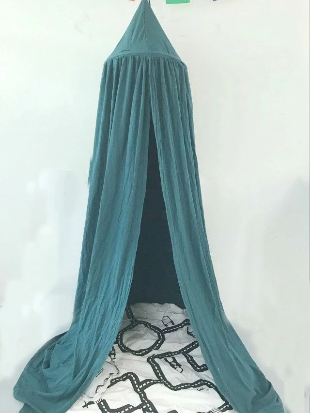 
High Quality 2019 Summer Children Kid Kids Bed Canopyding Mosquito Bed Canopy Net Baby Girl Round Cover Canopy Dog 