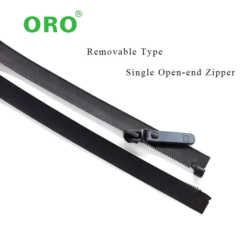 Custom 5 Nylon Waterproof Rubber Zipper Printed Logo Water Repellent Zipper Tpu Waterproof Zipper