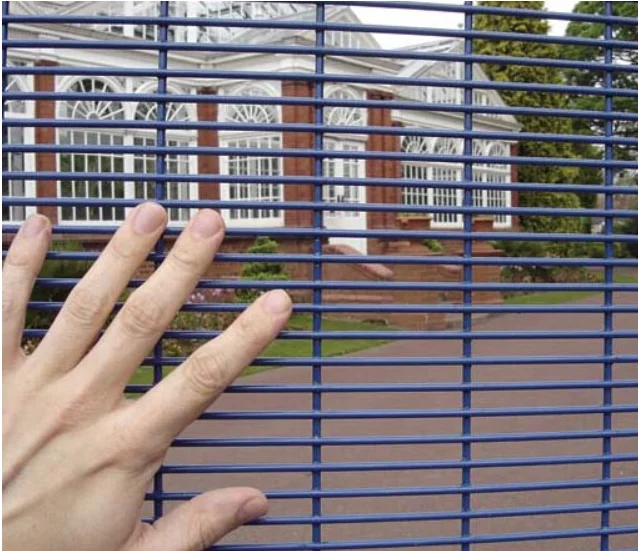 clear view 358 Anti Climb fence high security dense mesh Fence Panels security fence for airport railway prison