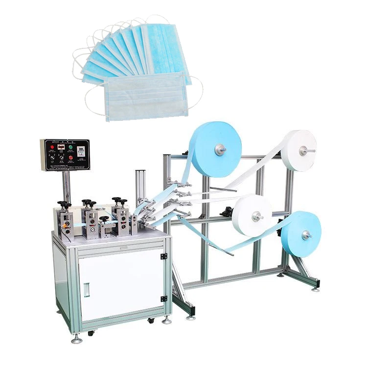 High Speed Medical Fully Automatic Disposable Surgical Face Dust Fabric Blank Mask Making Machine