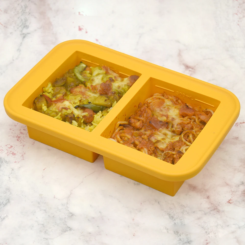 Silicone Freezing Tray With Lid,Soup Cube Freezer Tray,Silicone Freezer Container Makes Storage For Broth