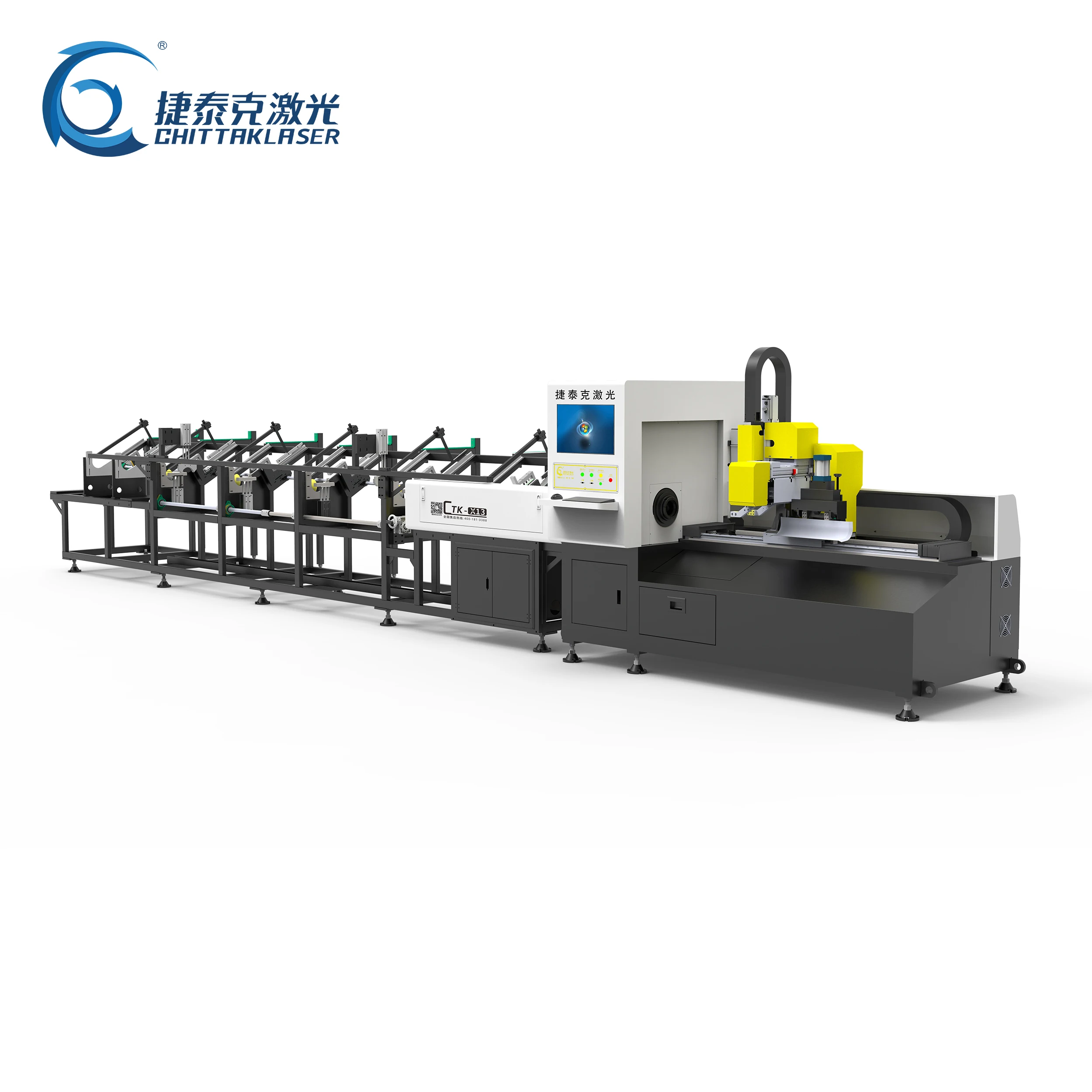 2022 Hot sale CTK-X13 High speed 3D automatic laser pipe cutting machine